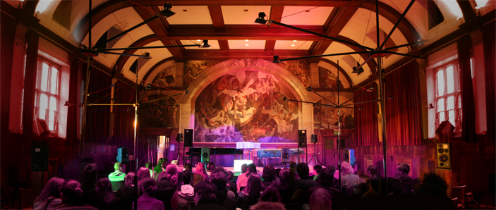 An electroacoustic concert in Powis Hall